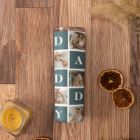 Presentes de Pai Verde e Foto para Pais de Colagem