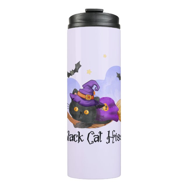 Garrafa Térmica Presos de Gato Preto (Frente)