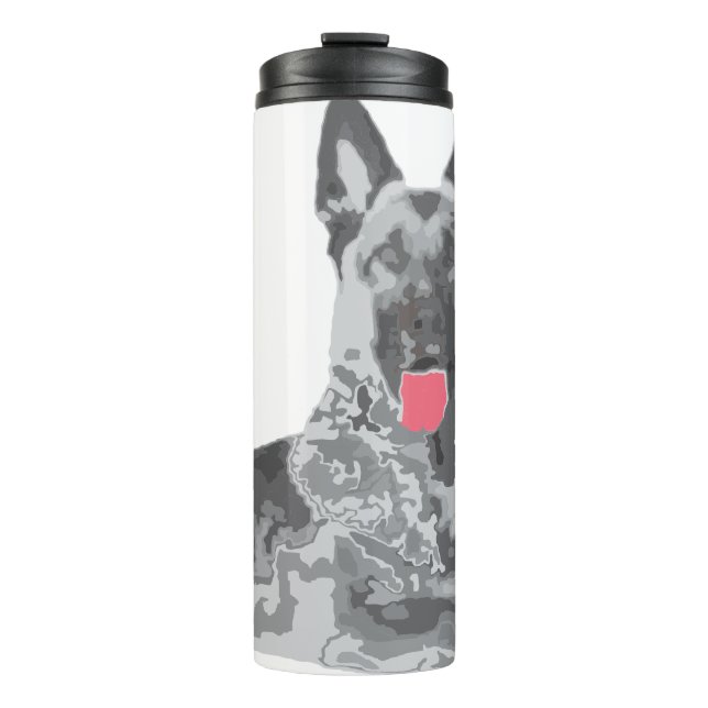 Garrafa Térmica preto alemão (Frente)