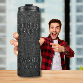 Garrafa Térmica Preto-Vegan Emboscada