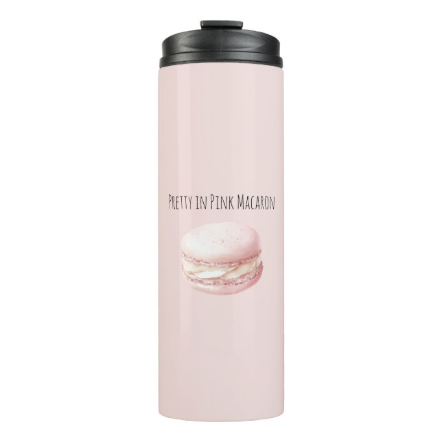 Garrafa Térmica Pretty in Pink Macaron (Frente)