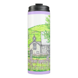 Garrafa Térmica Primavera Stone Barn Lavanda Tumbler térmico