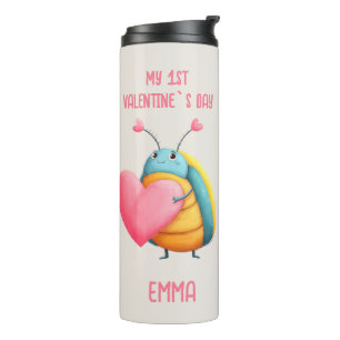 Garrafa Térmica Primeiro Dia dos Namorados Caneca do Bichinho Fofo