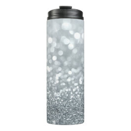 Garrafa Térmica Princesa Brilho Prata Brilho Glamour