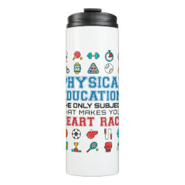 Garrafa Térmica Professor de educação física Phys Ed Gym Coach Hea
