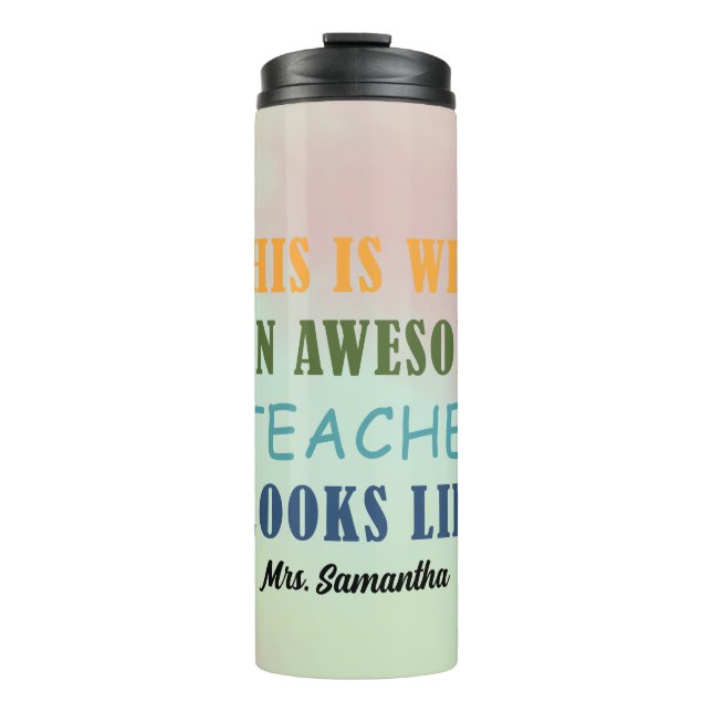 Garrafa Térmica Professor Fantástico Tumbler Térmico Personalizado (Frente)