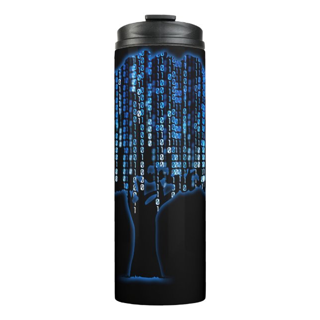 Garrafa Térmica Programador de Computador de Codificação de Árvore (Frente)