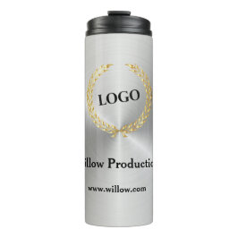 Garrafa Térmica Promocional de logotipo comercial Prata