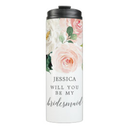 Garrafa Térmica Proposta de Bridesmaid de Blooms Blushing