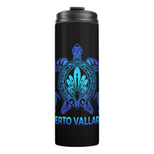 Garrafa Térmica Puerto Vallarta Meco Ocean Tartaruga Azul