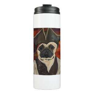 Garrafa Térmica Pug Pirata
