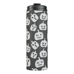 Garrafa Térmica Pumpkin assustador e sorriso 
