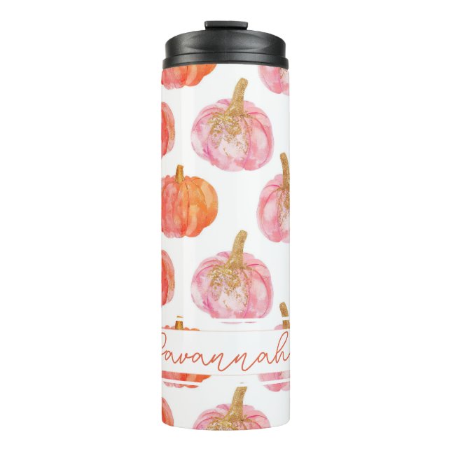 Garrafa Térmica Pumpkin Personalizado Tumbler Térmico (Frente)