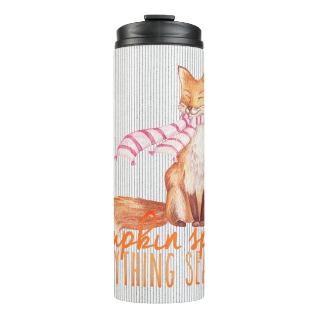 Garrafa Térmica Pumpkin Spice Season Sitting Fox (Frente)