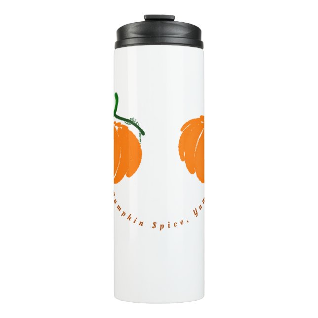 Garrafa Térmica Pumpkin Spice, Yum! (Frente)