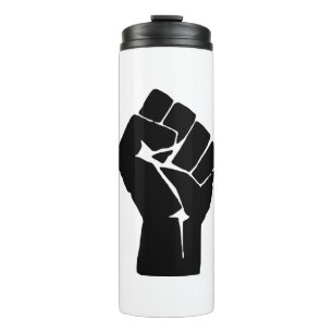 Garrafa Térmica Punho Negro Erguido - Protesto de Resistência