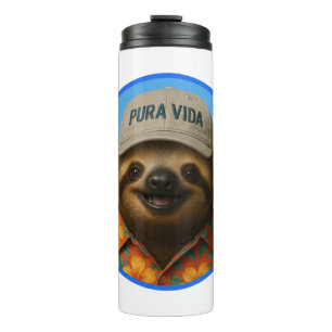 Garrafa Térmica Pura Vida AI Preguiça