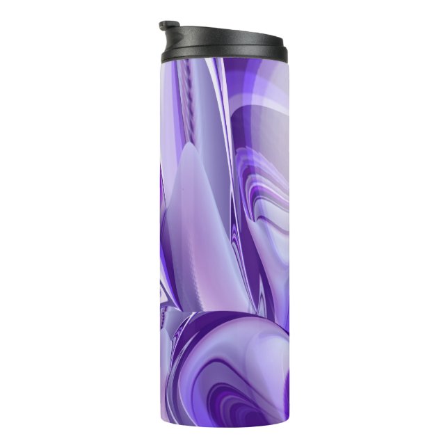 Garrafa Térmica Purple Flower Rainbow Dreams (Rotação à direita)