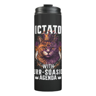 Garrafa Térmica Pursursion Agenda Funny Bossy Cat