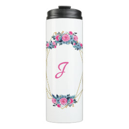 Garrafa Térmica Quadro Floral Personalizado