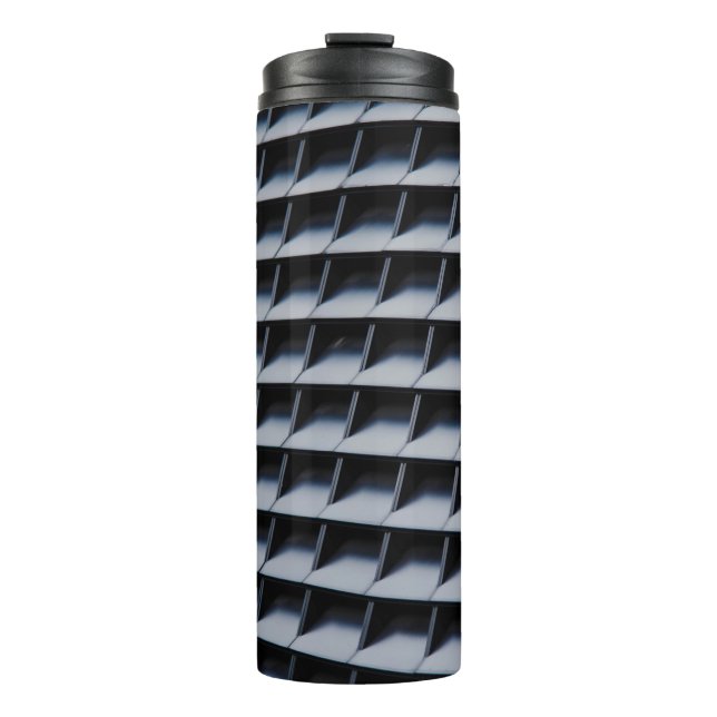 Garrafa Térmica Quadro plástico preto (Frente)