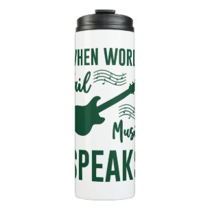 Garrafa Térmica Quando as Palavras Falham Música Falam