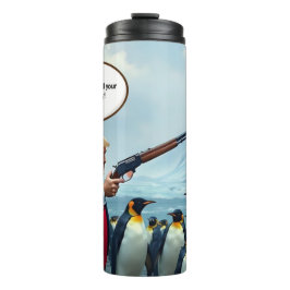 Garrafa Térmica Quando o Presidente é estúpido