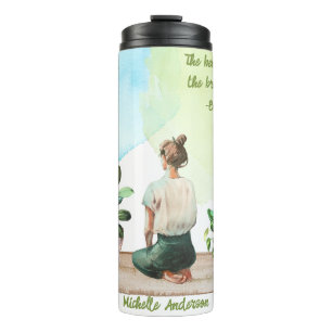 Garrafa Térmica Quanto Mais Brilhante For A Caneca de viagem