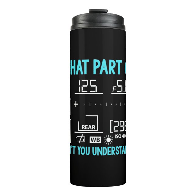 Garrafa Térmica Que Parte Do Fotógrafo (Frente)