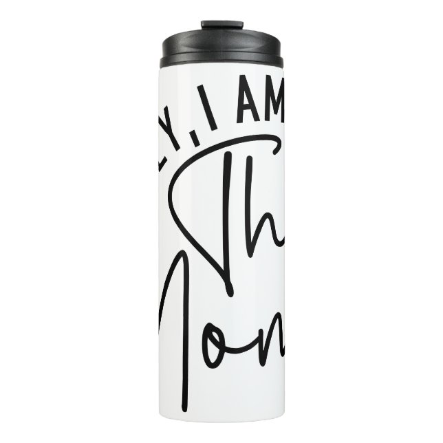 Garrafa Térmica Querida, sou a mãe | Engraçado Mãe (Frente)