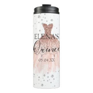 Garrafa Térmica Quinceañera Thermal Tumbler Favor Personalizado