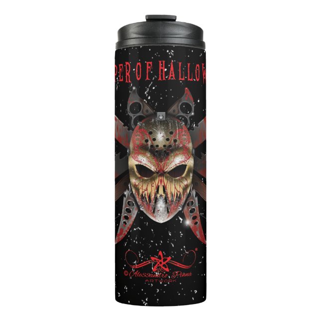 Garrafa Térmica R. de H. Ripper do Halloween (Frente)