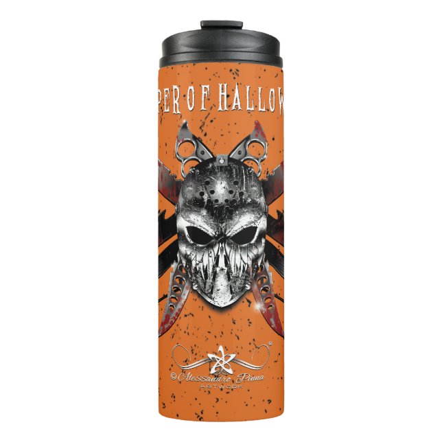 Garrafa Térmica R. de H. Ripper do Halloween (Frente)