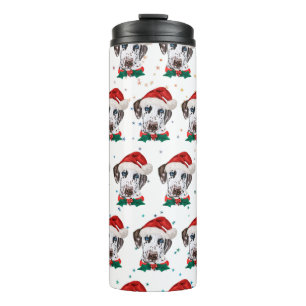 Garrafa Térmica Raça de Cão Dalmata Natal