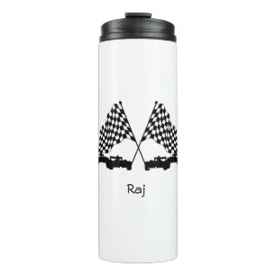 Garrafa Térmica Race Cars Silver Personal