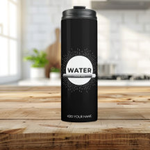 Radiant Sun Water Quote with Good Day Bar
