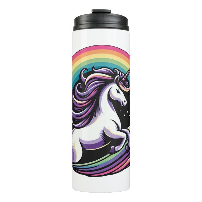 Garrafa Térmica Raibow Unicorn (Frente)