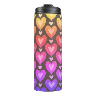 Garrafa Térmica Rainbow Hearts Thermal Tumbler