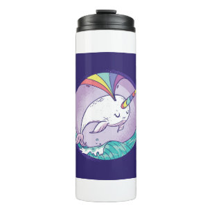 Garrafa Térmica Rainbow Narwhal