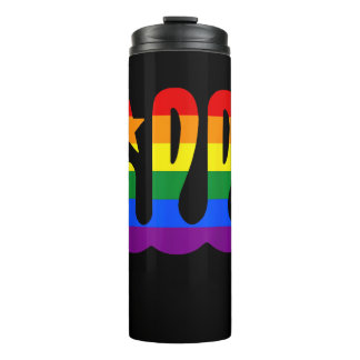 Garrafa Térmica Rainbow Pride Love ill Filadélfia Philadelphia Gay