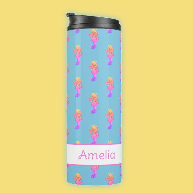 Garrafa Térmica Rainbow Seacavalo Personalizado (Criador carregado)