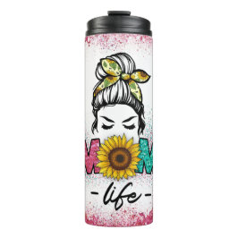 Garrafa Térmica Rainbow Sunflower Lepard Mãe Life