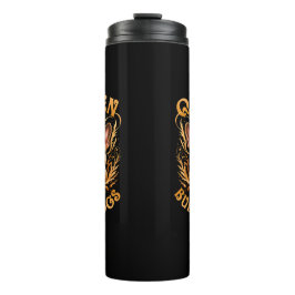 Garrafa Térmica Rainha da mãe de buldogue francesa dos buldotes