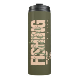 Garrafa Térmica Rainha de pesca | rosa militar