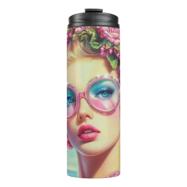 Garrafa Térmica Rainha Tropical Glamor (Frente)