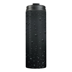 Garrafa Térmica Rainy Day Wet Drops Thermal Tumbler - Design exclu