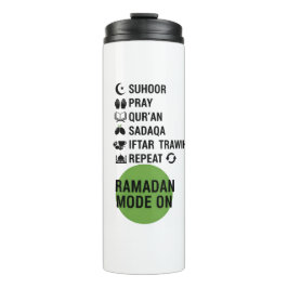 Garrafa Térmica Ramadan Mode On,Islamic Fasting Activities List,