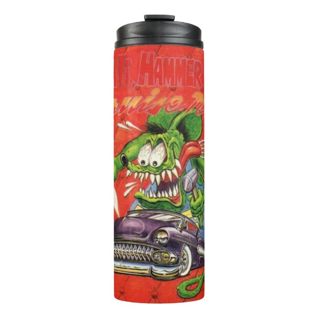 Garrafa Térmica Rat Fink 15 Tumbler de bebida quente (Frente)