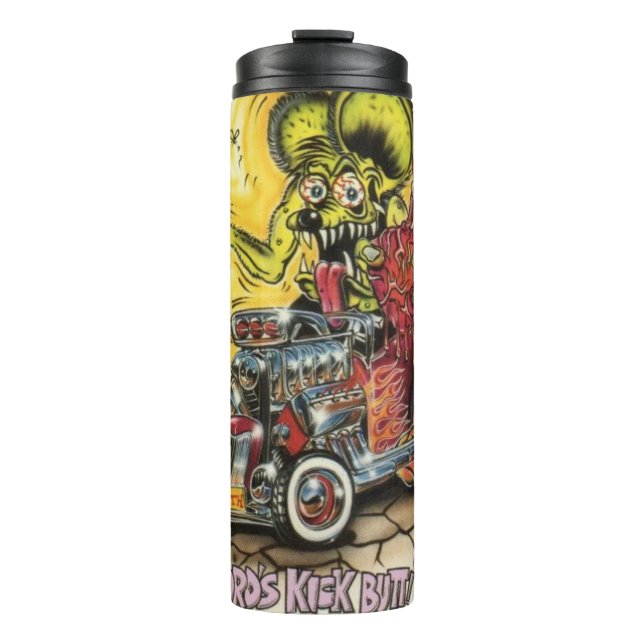 Garrafa Térmica Rat Fink 28 Tumbler de bebida quente (Frente)
