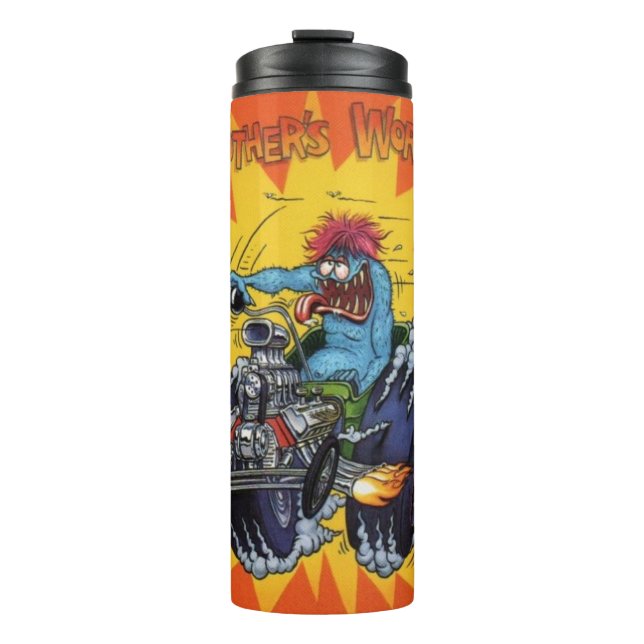 Garrafa Térmica Rat Fink 42 Tumbler de bebida quente (Frente)
